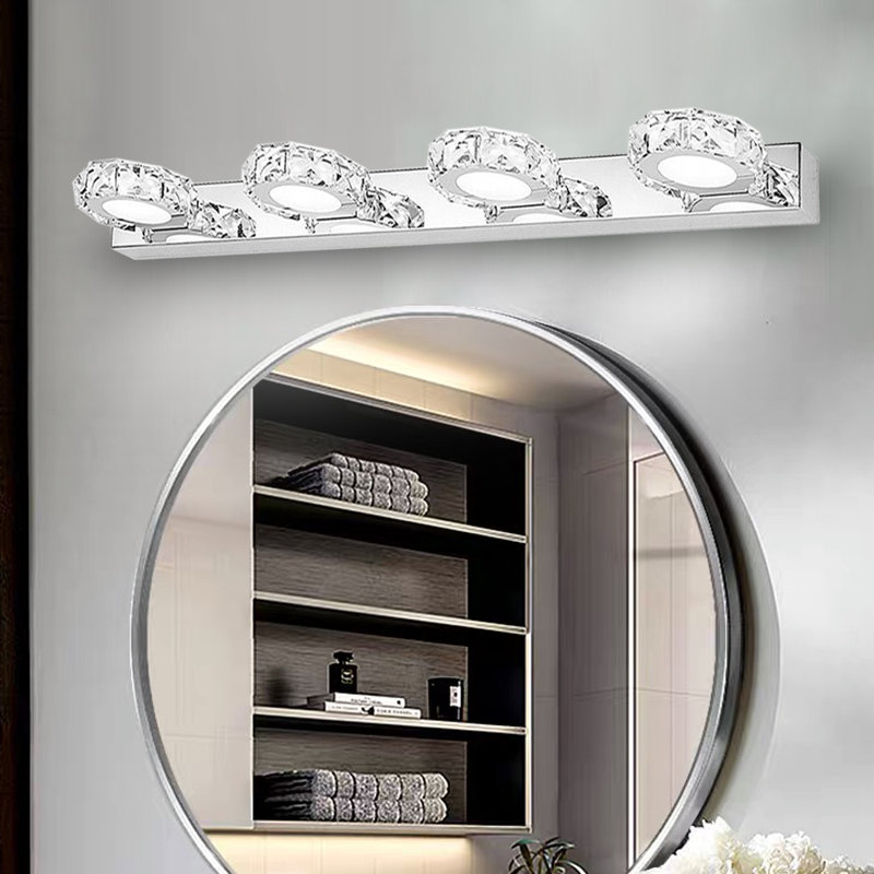 4- Light Round LED Vanity Light