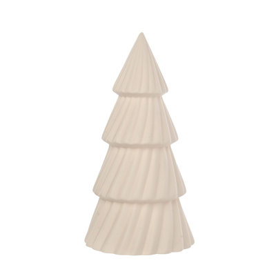 White Ceramic LED Light Up Christmas Tree Large