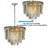 6-Lights Modern 3-Tier Round Fringe Crystal Chandelier-197923459