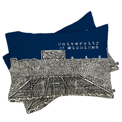 Bird Ave University of Michigan Pillowcase
