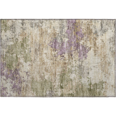 Premium Machine Washable Mayfield AMF2068 Abstract Rug