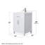Meuble-lavabo simple autoportant 24 po avec plateau en marbre Beckett-86409852-86409851-86409847
