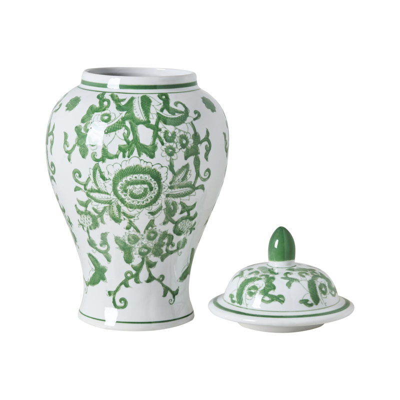 Handmade Porcelain Ginger Jar