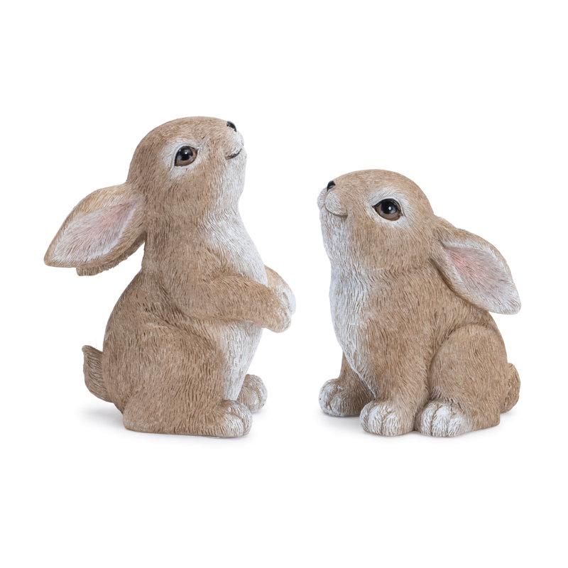 Figurine Woodland Bunny (ensemble de 4)