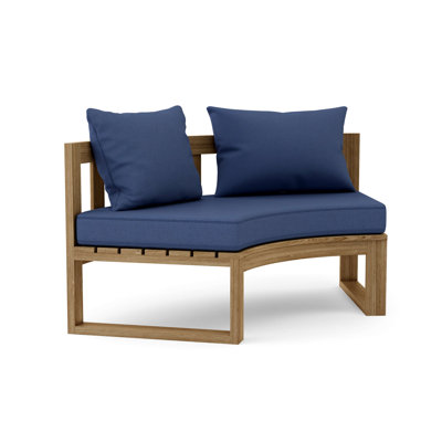 Circular Modular Outdoor Teak Bench