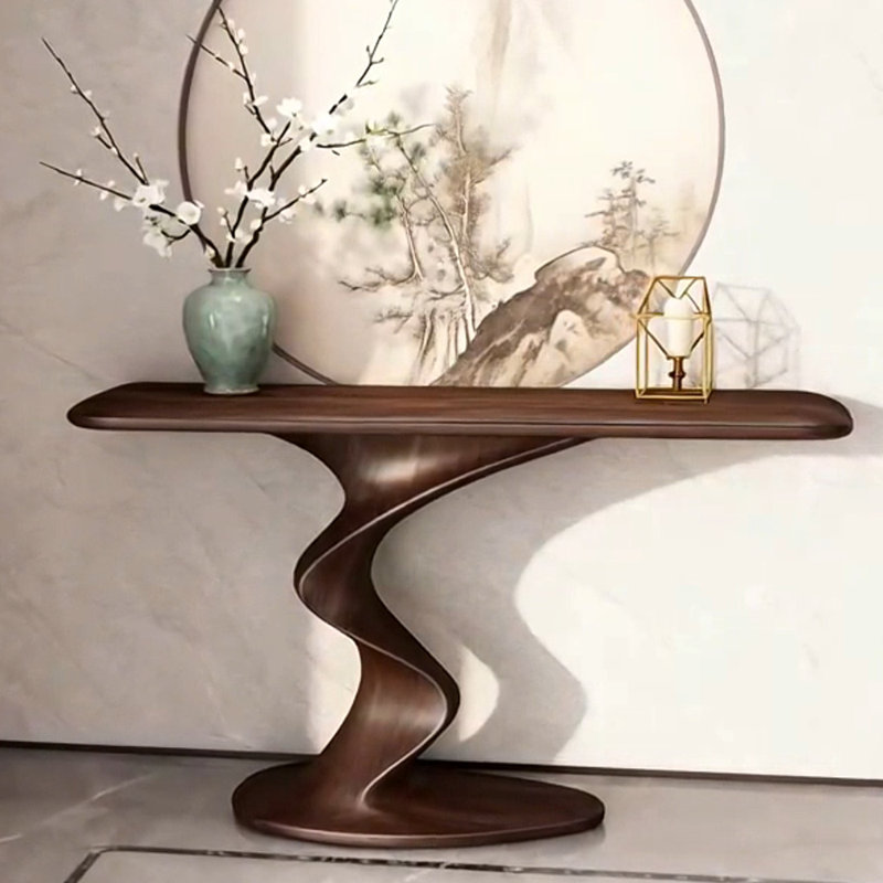 Chinese-style retro simple console table, 33.5" H x 59" W x 16.5" D