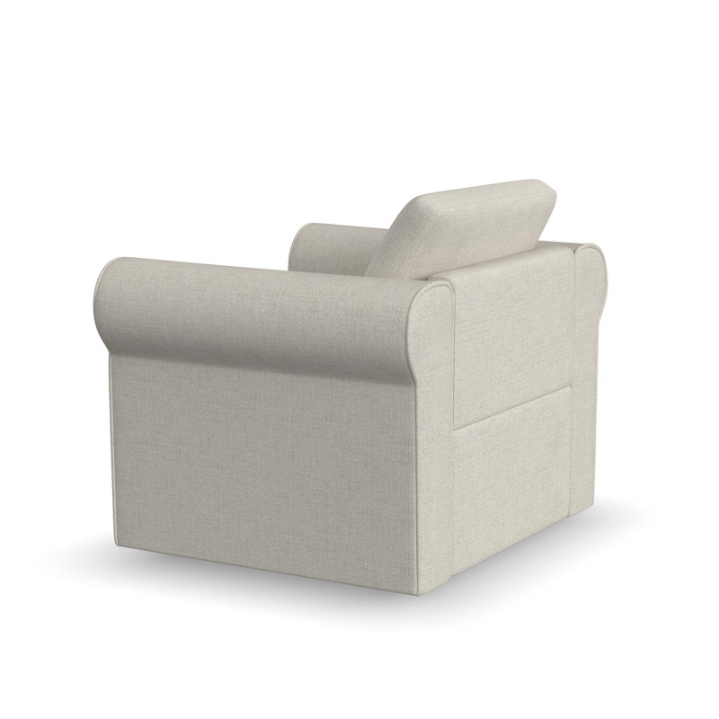 Lockheart 32" Accent Chair Roll Arm Natural, Natural 