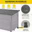 Niche pour chien en bois gris Deema-87783074
