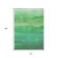Tapis extérieur lavable abstrait vert et vert menthe Fabre 10 pi x 14 pi Fabre