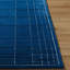 Tapis bleu touffeté à la main Mallory-1017486592