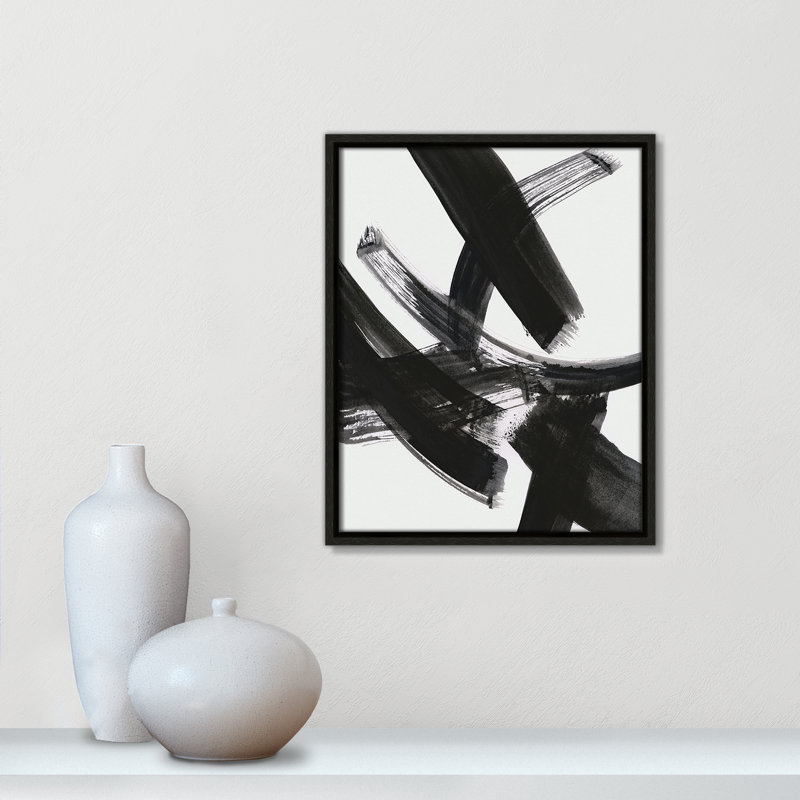 «Black Magic I Print» par Susan Jill, Espresso, H 15,5 po x l 12,5 po x P 2 po