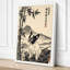 Cat Among Bamboo Japandi - Wrapped Canvas-1165127729-1165127732
