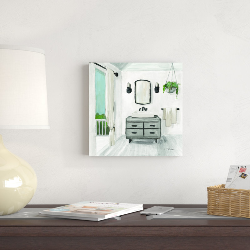 Attic Bathroom I, H 12 po x l 12 po
