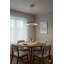 Lustre halo 1 lumière DEL blanc mat-413328943