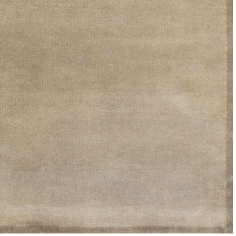Tapis marocain ivoire en laine noué à la main de conception unique 5 pi x 8 pi Luesing