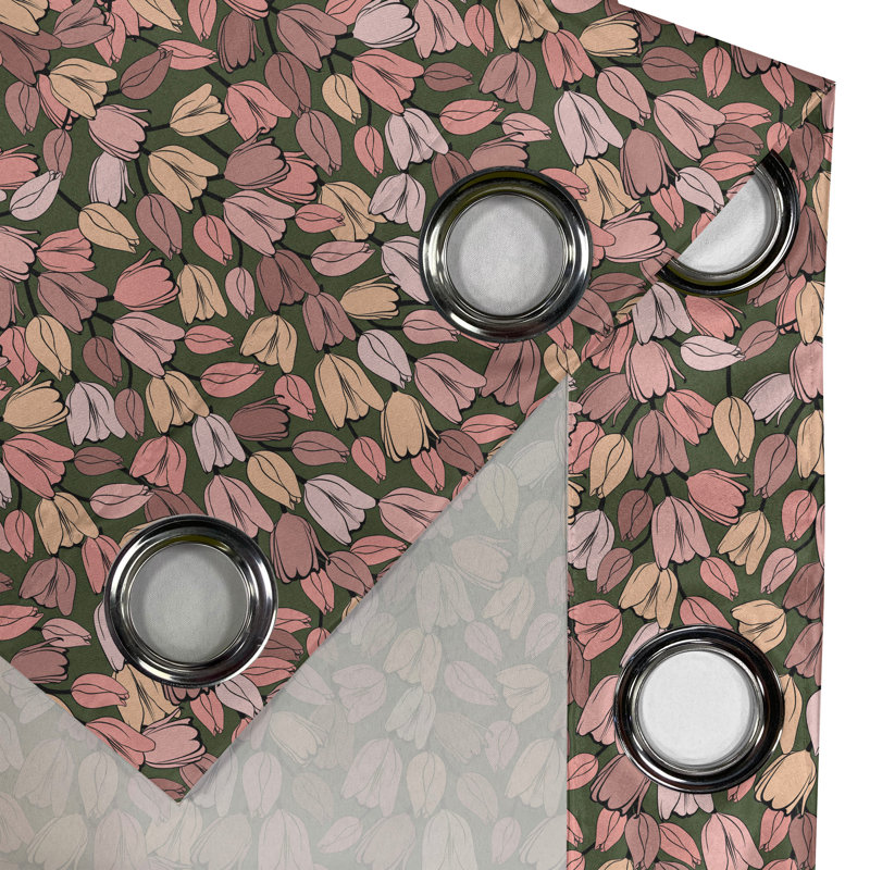 Sateen Blackout Curtain Pair, 50" W x 54" L