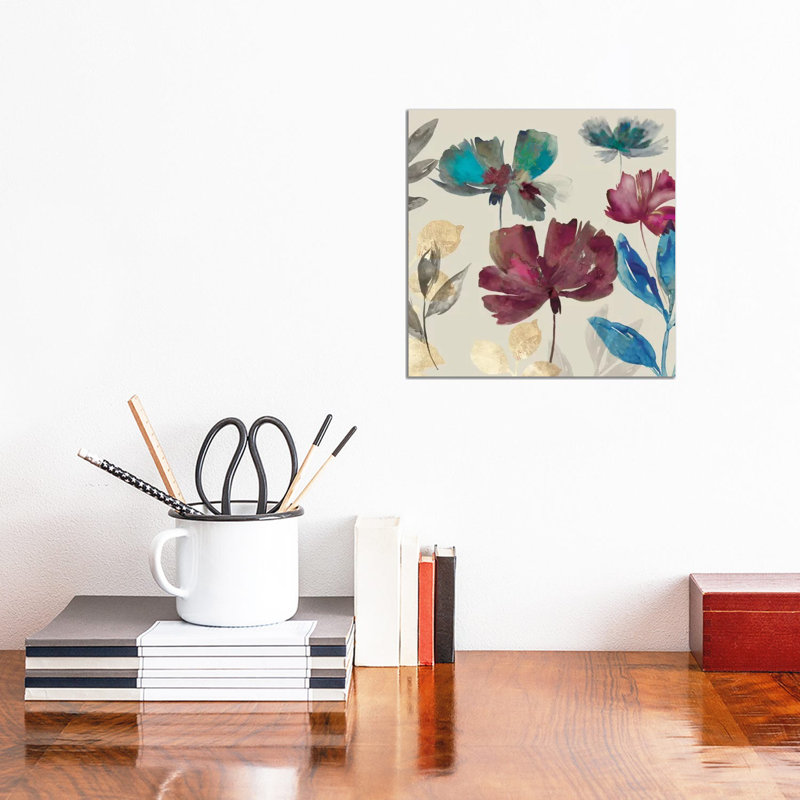 Cascade II 1 Piece Wrapped Canvas Painting