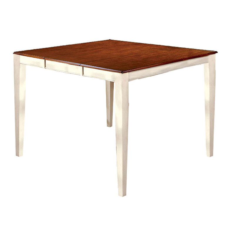 Cherry Solid Wood Dining Table, White