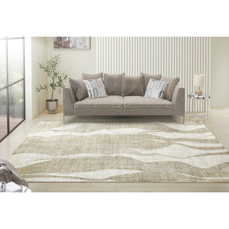 Dune Abstract Viscose Area Rug, Rectangle 244 x 305cm