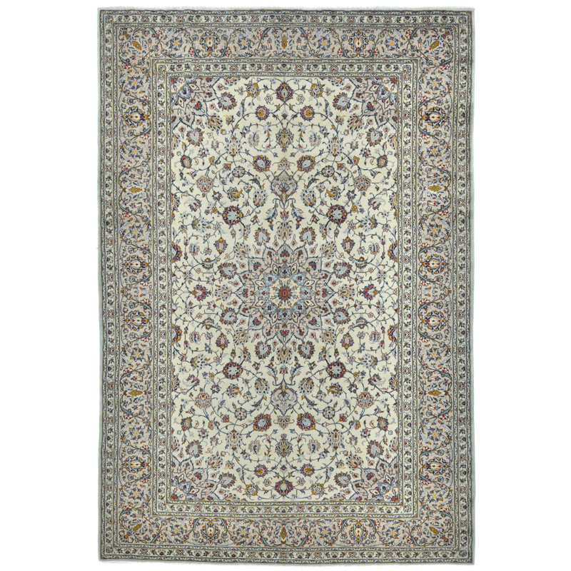 Tapis oriental traditionnel floral unique 8 x 11 pi 5 po One-of-a-Kind