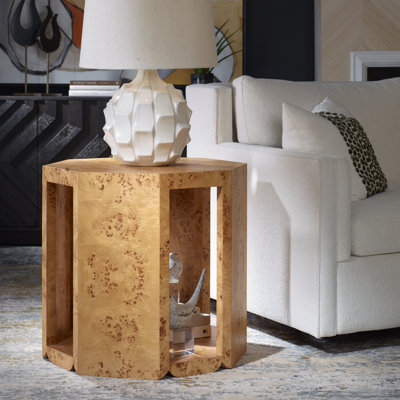 Dakota Fields Emma Burl Side Table