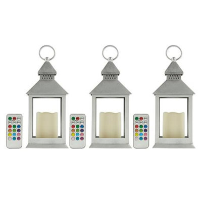 Ensemble de lanternes de table avec bougie et télécommande inclus