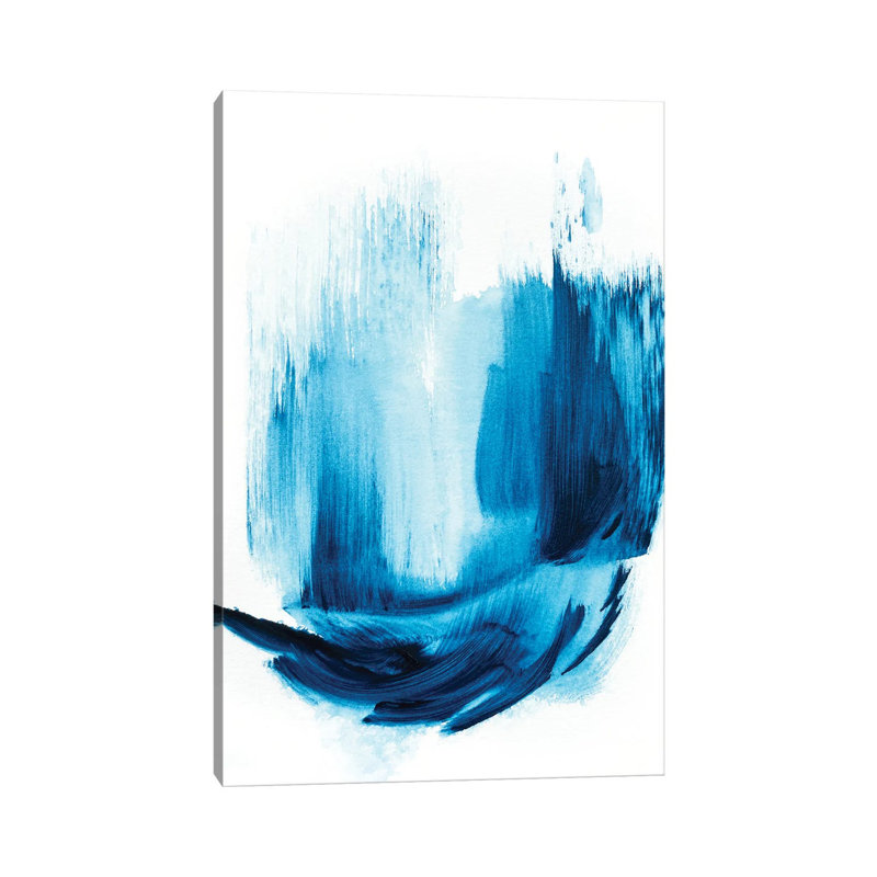 Royal Blue I - Print on Canvas, 20.32 cm H x 30.48 cm W, Wrapped Canvas
