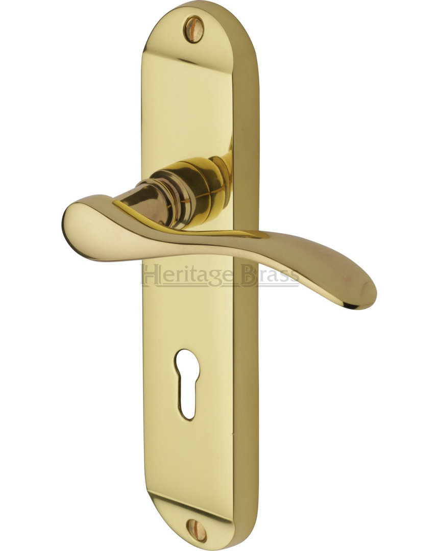 Heritage Brass Heritage Door Handle Lever Lock Maya Design