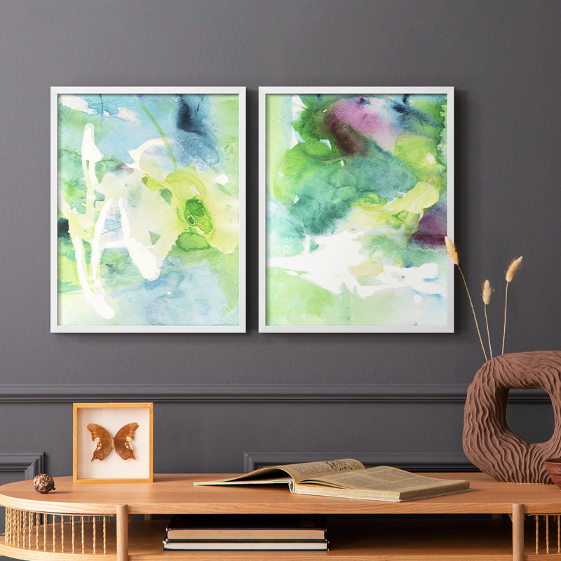 «Rising Above III», reproduction encadrée de qualité supérieure - prête à être accrochée - aucun clou requis - aucun clou requis