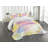 Ambesonne Digital Bedspread Set Shady Gradient Yellow Purple Peach-101567421