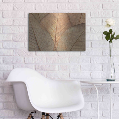  «Fallen Leaves» par Don Schwartz, art mural en métal, 24 po x 16 po