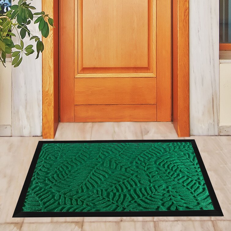 Amagabeli 2 Pack Large Outdoor Door Mats Rubber Shoes Scraper 24 x 36