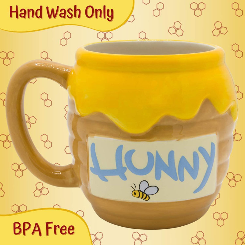 Winnie the Pooh Sculpted Ceramic Honey Pot Mug