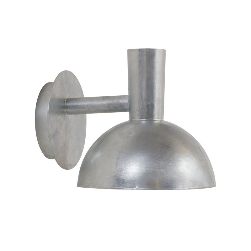 Arki 20cm H Outdoor Armed Sconce, Galvanized