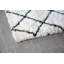 Tapis blanc touffeté géométrique fait main Cquina