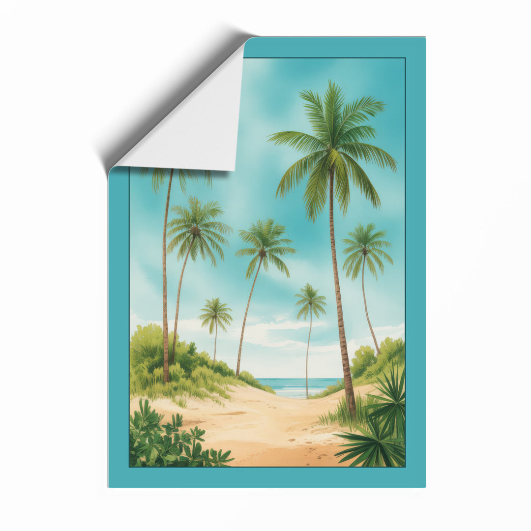 Tropical Paradise Coastal - Framed Print