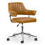 Chaise de travail pivotante en similicuir Avery-1219830830