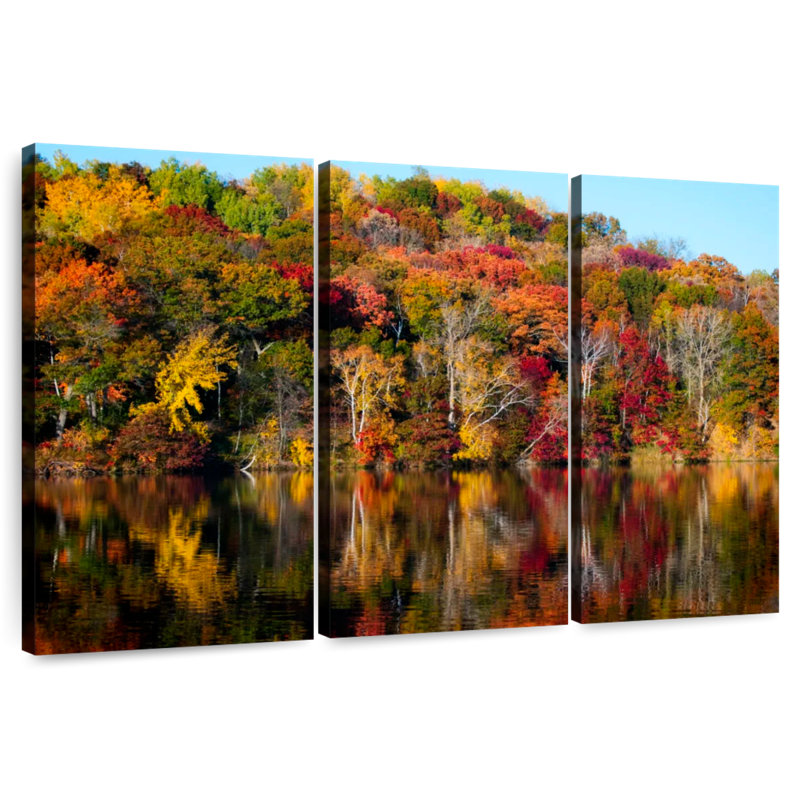 Forêt d'automne Alvord, H 36 po x l 57 po