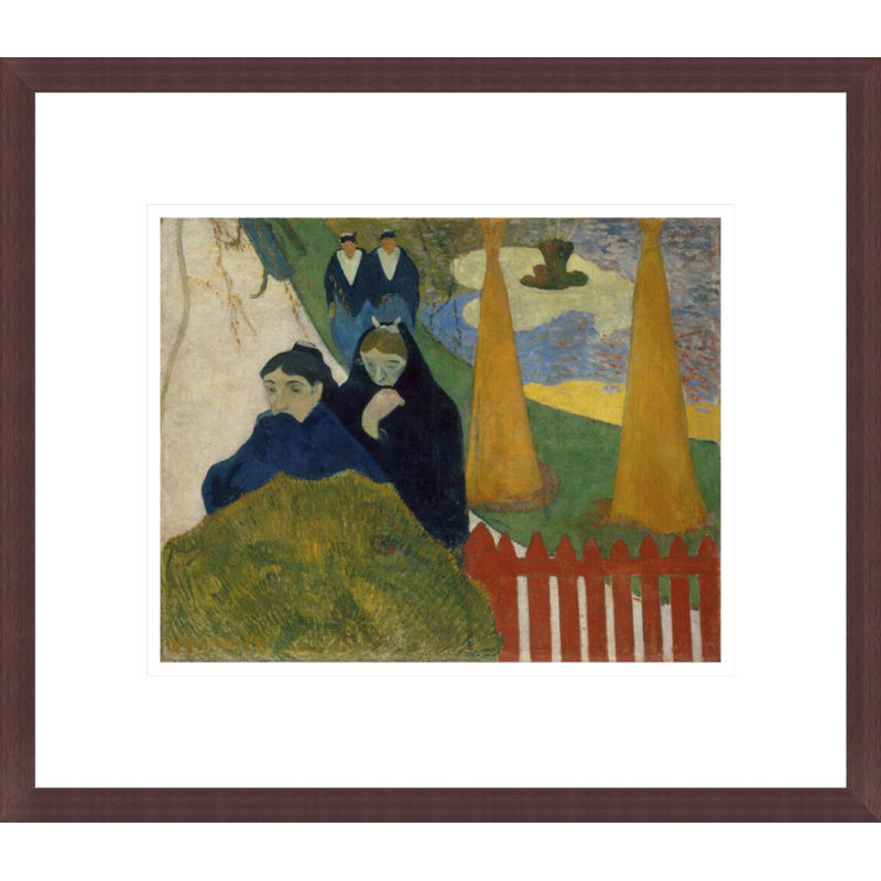 Arlésiennes (Mistral) par Paul Gauguin - Estampe numérique encadrée, H 13,75 po x l 15,85 po