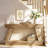 60" Farmhouse Console table with drawers and A-Shaped Base Sofa Table For Hallway, Entryway, Living Room-329419814