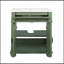 Meuble-lavabo de 27,8 pouces de style Mid-Century avec base de colonne romaine, lavabo sur pied Farmhouse et armoire de rangement haut de gamme