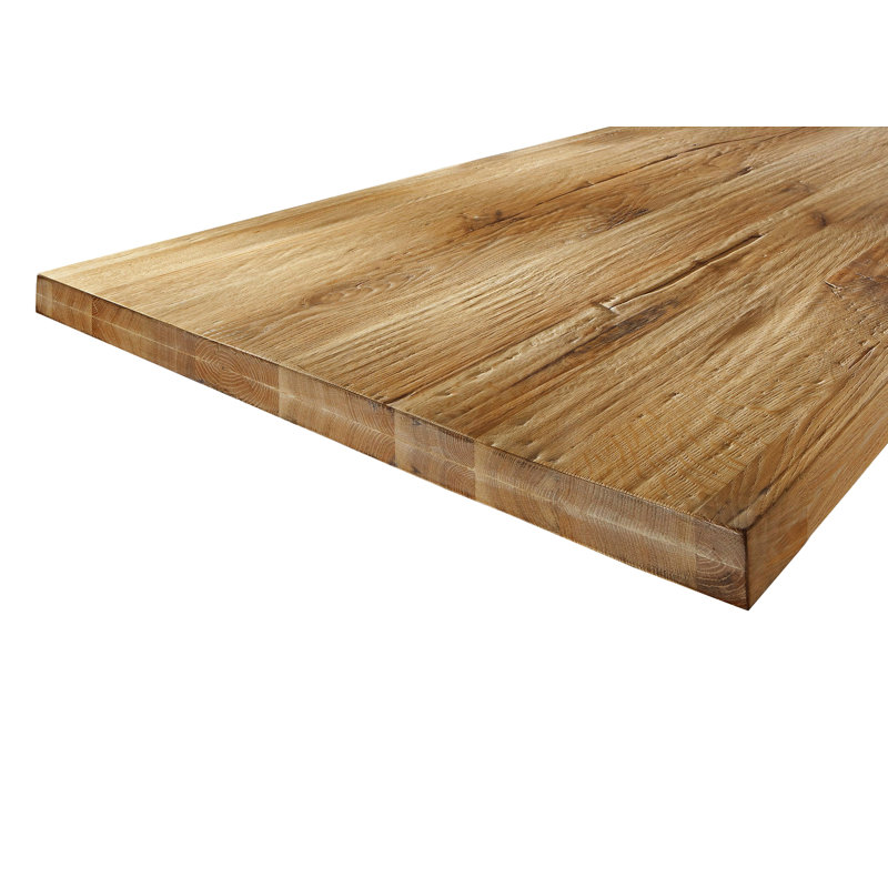 Brook Hallow Acacia Rectangular Wood Top Dining Table, 78cm H x 160cm L x 85cm W, Bronze