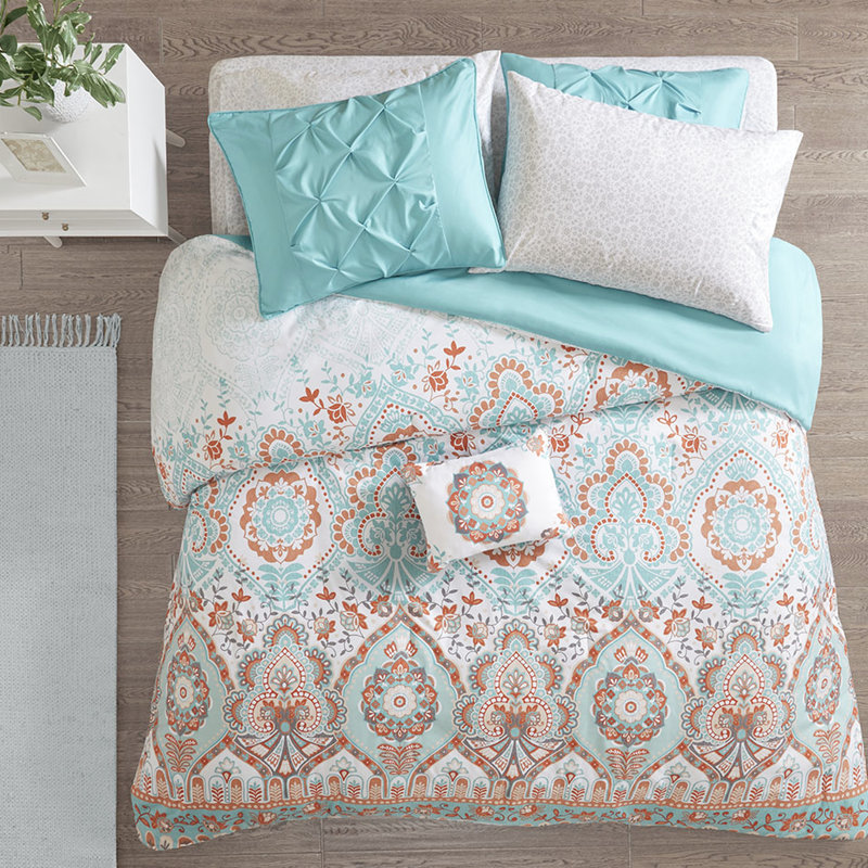 Lit simple TG - édredon et drap avec inspiration, Édredon simple TG + 7 pièces supplémentaires
