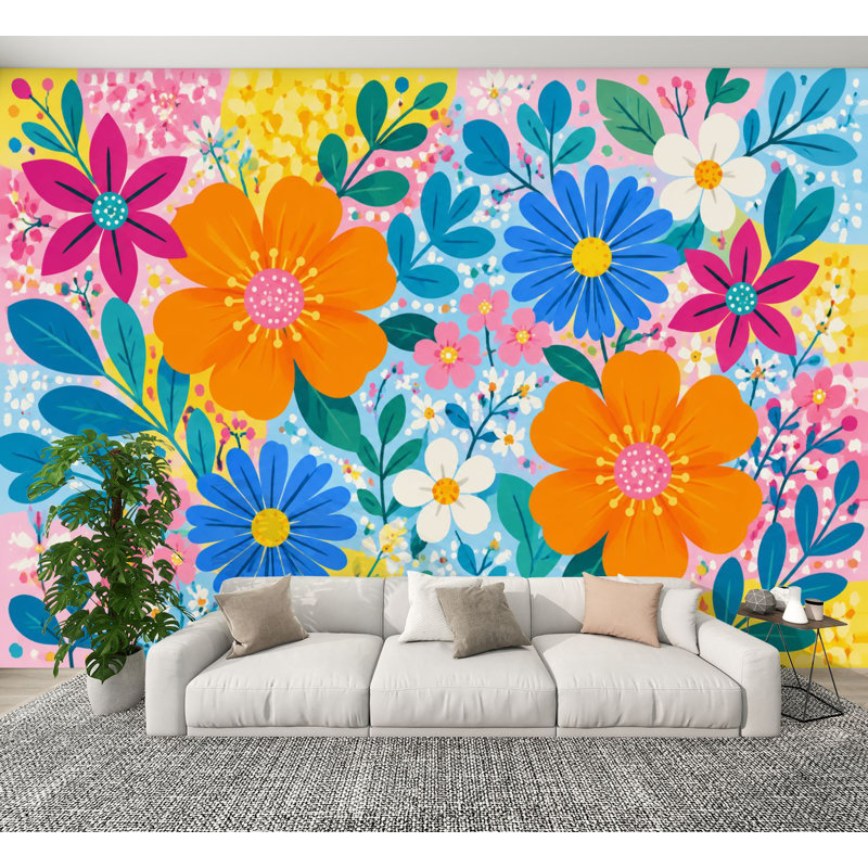 Papier peint adhésif auto-adhésif pour bureau à domicile Peel and Stick, 144" L x 100" W