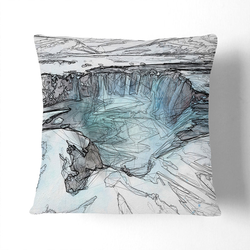 Square Cushion, Stone, 40cm H x 40cm W x 15cm D