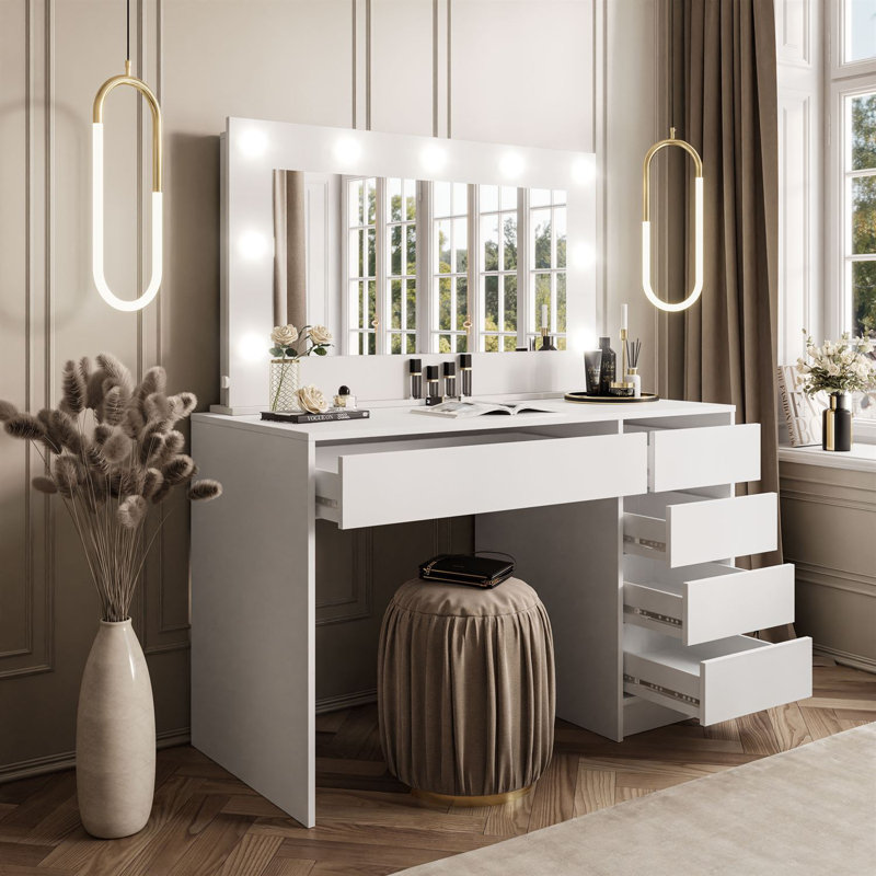 Thelonius Dressing Table with Mirror