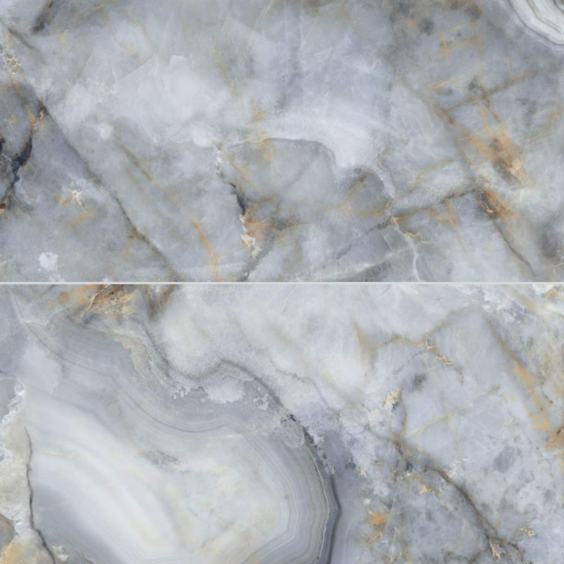 Carreau de porcelaine mat 24 "x 48" Nova, Azul mat