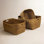 Handmade Rattan Decorative Basket - Set of 3