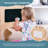 Guidecraft Classic Kitchen Helper Foldable Toddler Tower Stool with Anti-tip Feet and Safety Nets-44577785