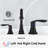 Bathroom faucet with 360 degree turn spout-110825943